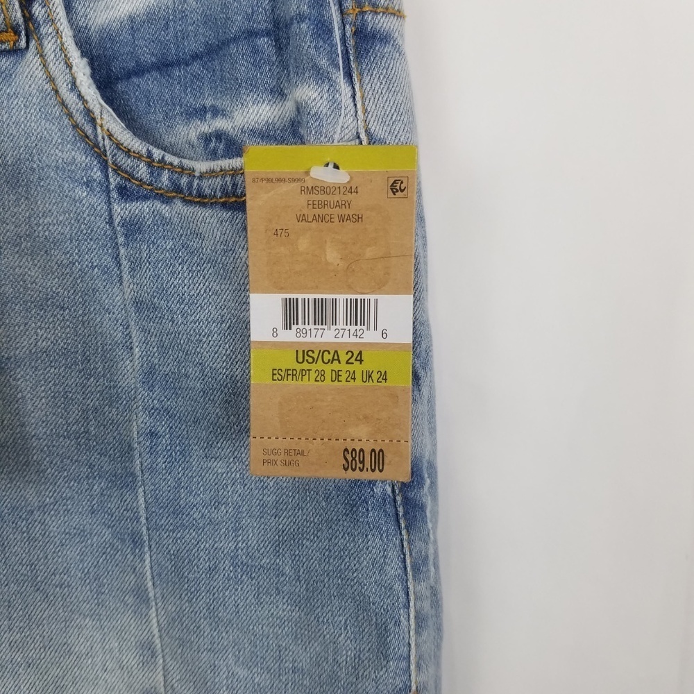 Rachel Roy Jeans Womens 24 Seam Mid-Rise Straight Ankle Cropped Shadow Pocket - Picture 3 of 8